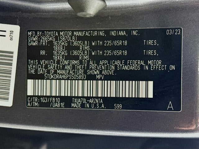 2023 Toyota Highlander LE