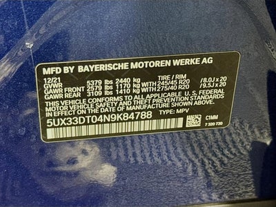 2022 BMW X4 xDrive30i