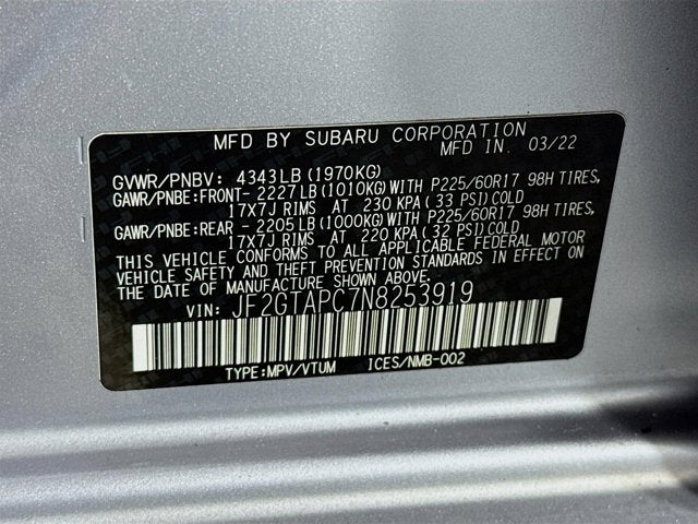 2022 Subaru Crosstrek Premium