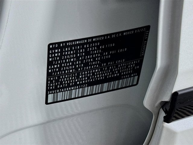 2022 Volkswagen Tiguan 2.0T SE R-Line Black