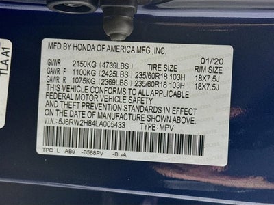 2020 Honda CR-V EX-L