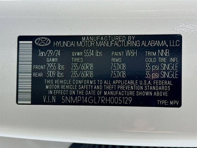 2024 Hyundai Santa Fe SE