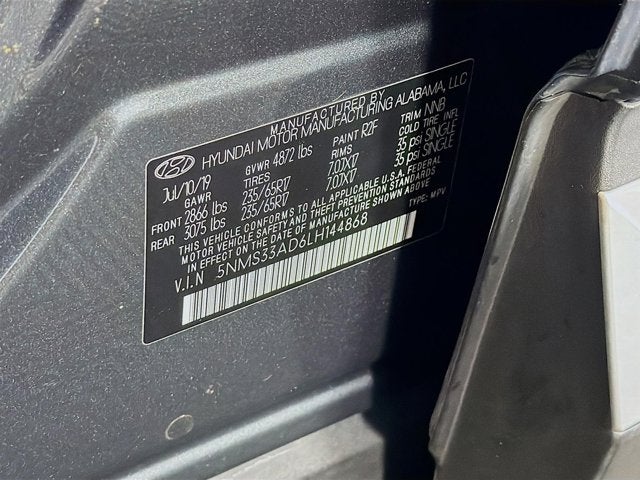 2020 Hyundai Santa Fe SEL