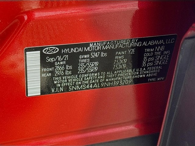 2022 Hyundai Santa Fe Limited