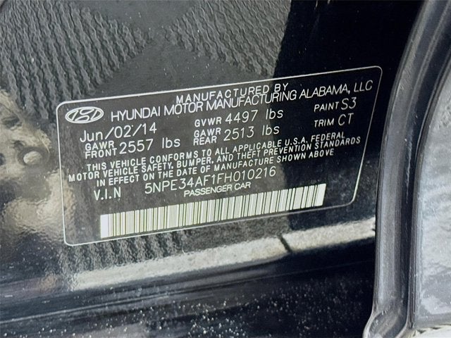 2015 Hyundai Sonata Limited