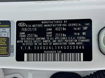 2019 Kia Optima EX