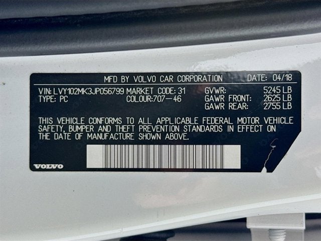 2018 Volvo S90 T5 Momentum