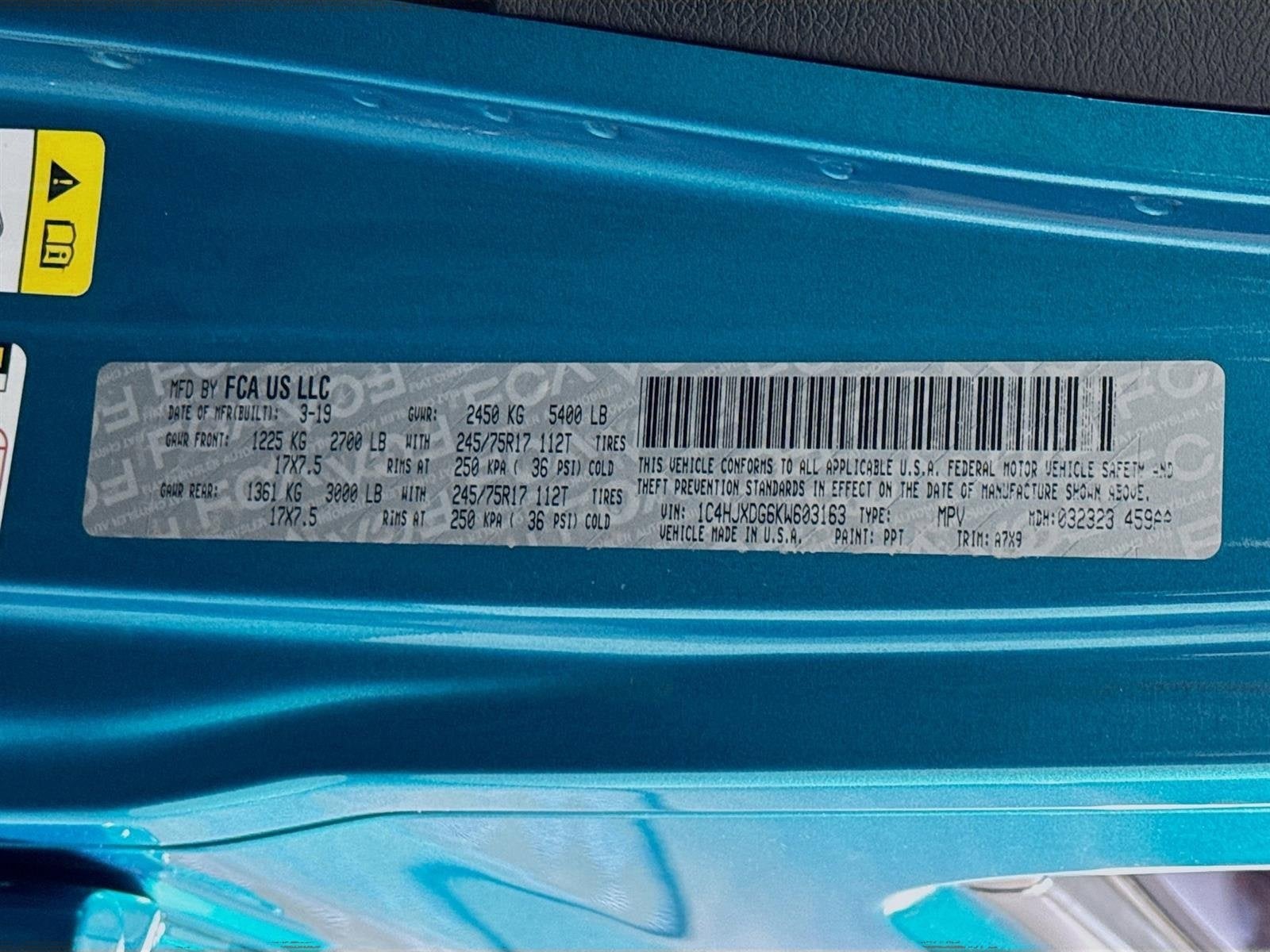 2019 Jeep Wrangler Unlimited Sport S