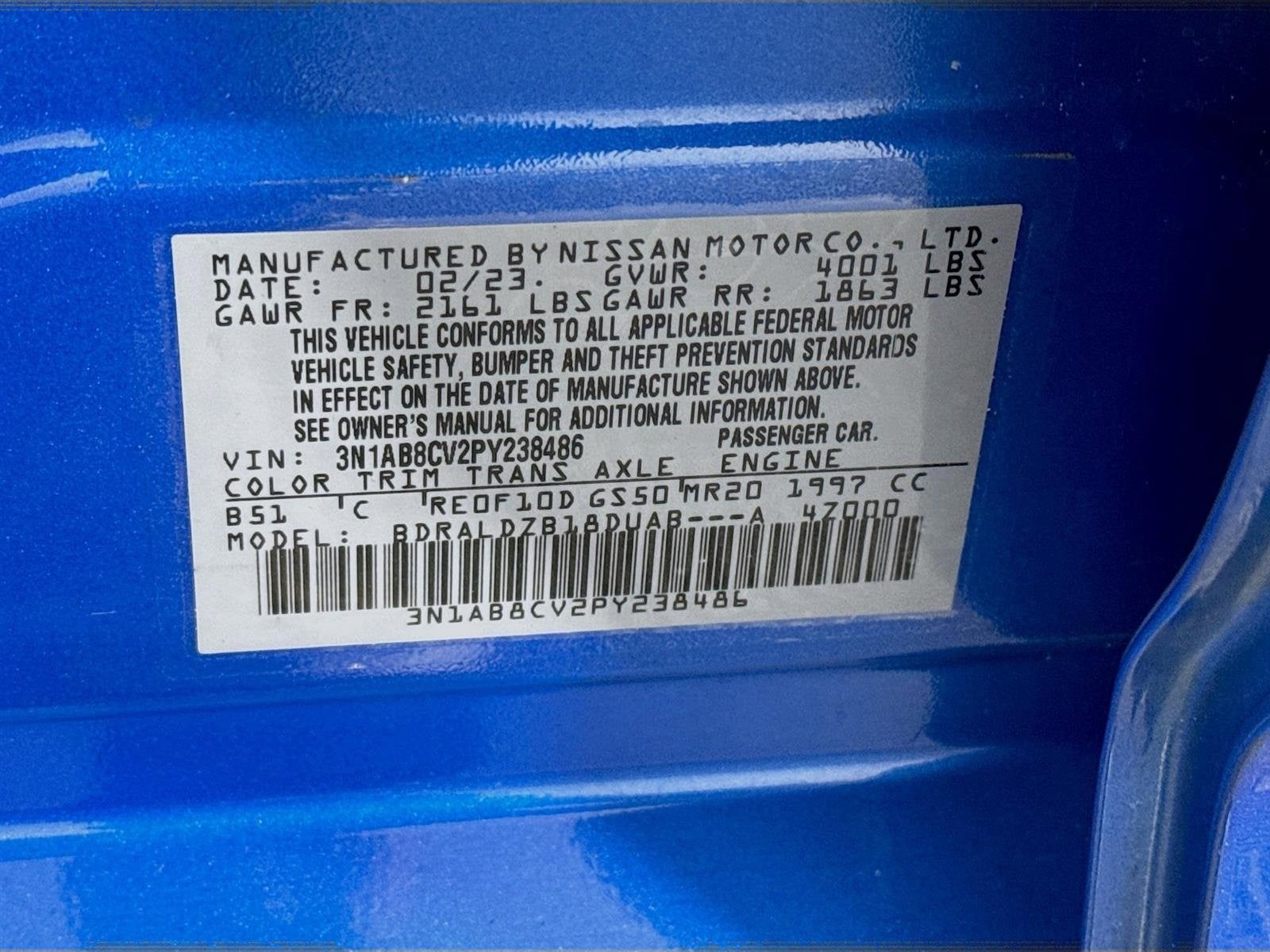 2023 Nissan Sentra SV