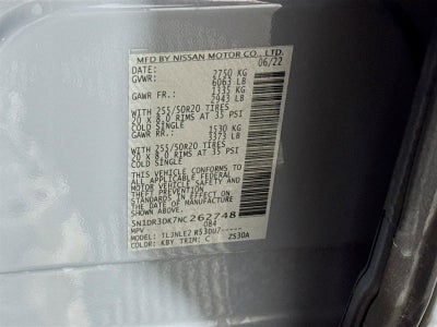 2022 Nissan Pathfinder Platinum