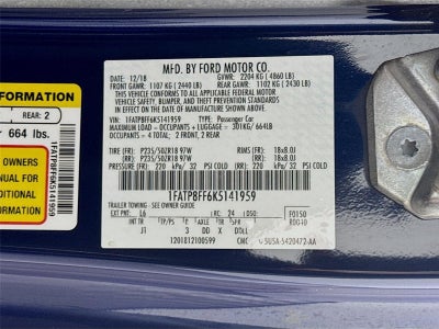 2019 Ford Mustang GT Premium