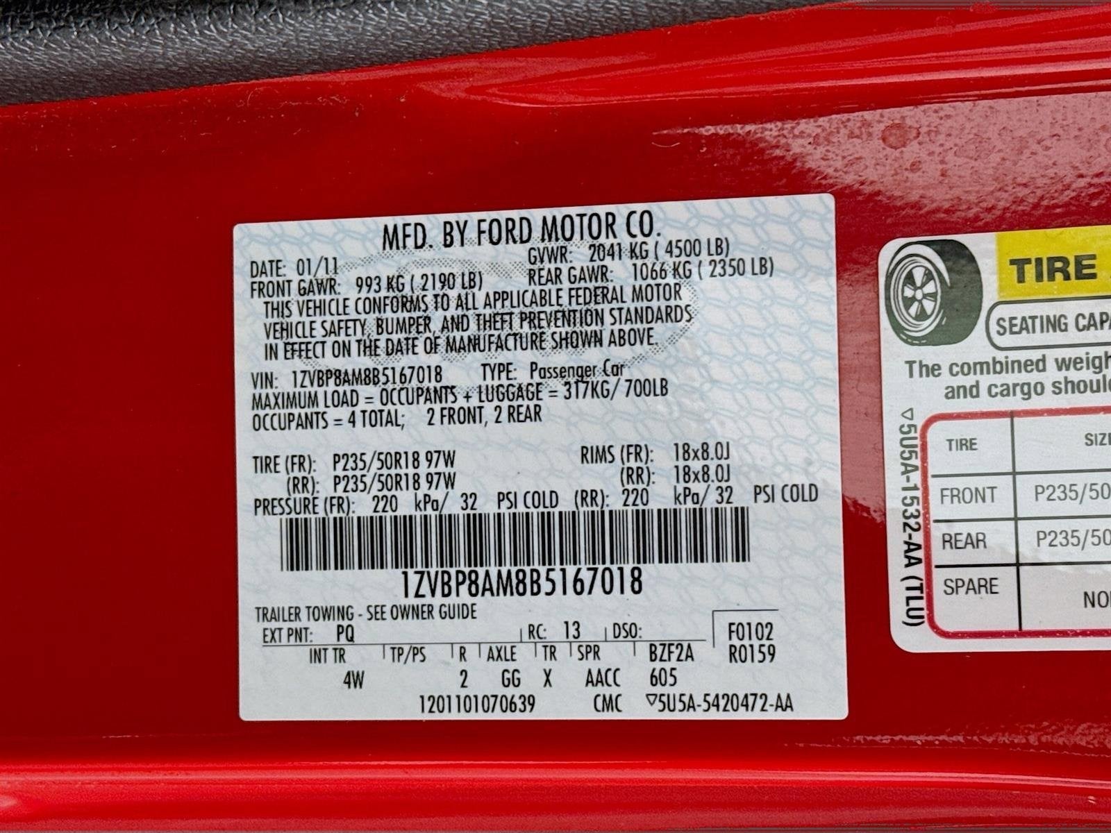 2011 Ford Mustang V6 Premium