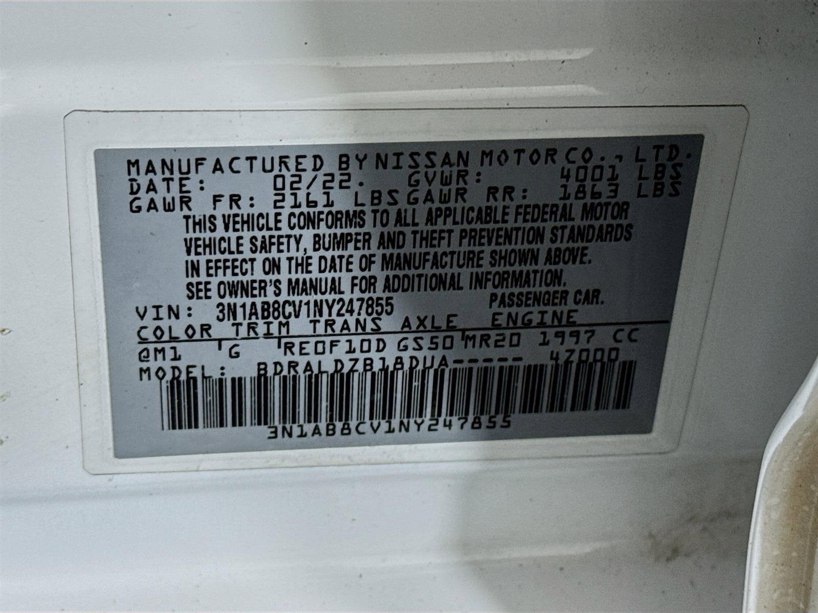 2022 Nissan Sentra SV