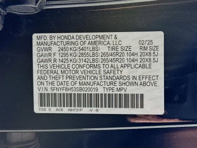 2025 Honda Passport EX-L