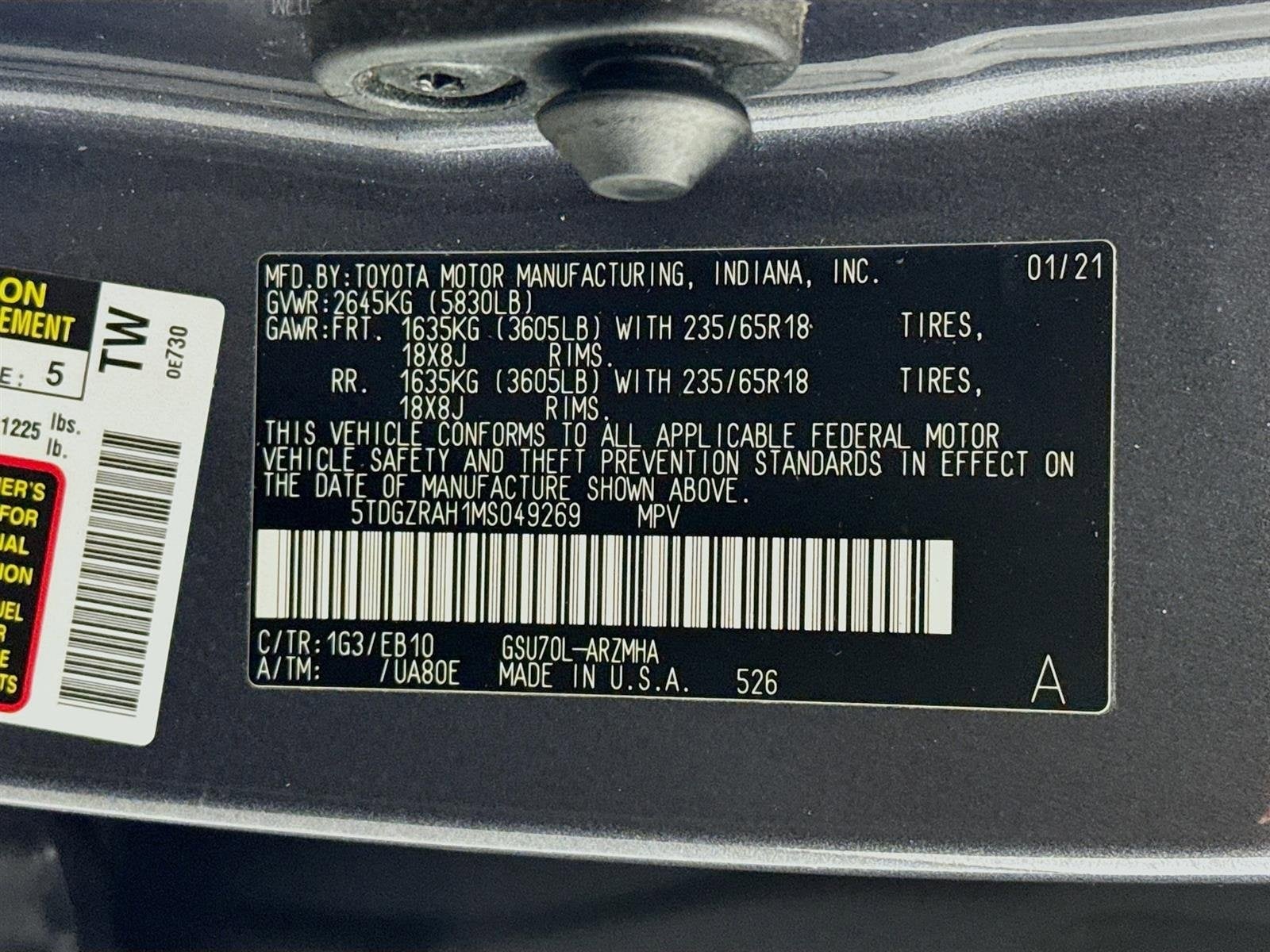 2021 Toyota Highlander XLE