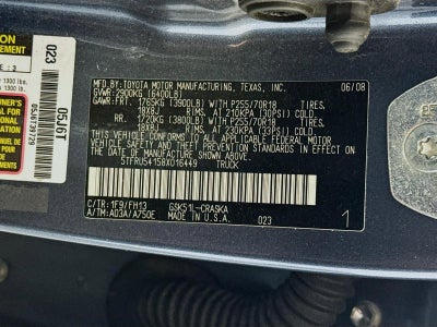 2008 Toyota Tundra 2WD Truck Base