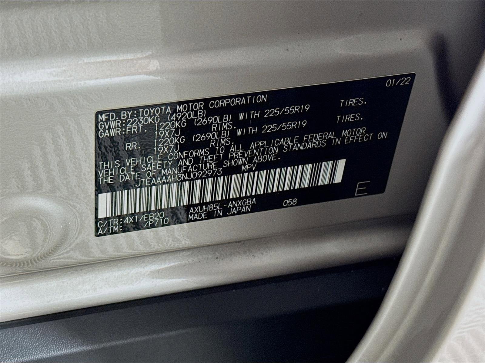 2022 Toyota Venza XLE