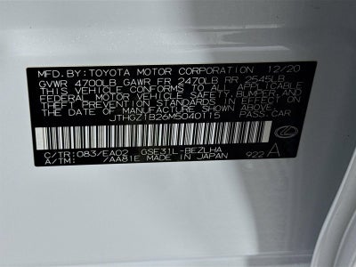 2021 Lexus IS IS 350 F SPORT