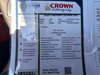 2025 Chevrolet Corvette Z06