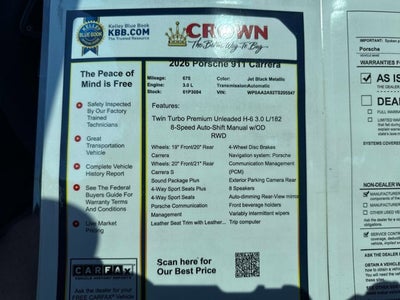 2026 Porsche 911 Carrera