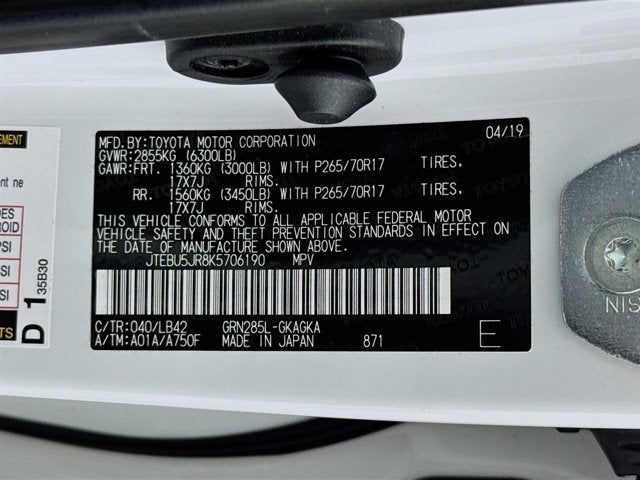 2019 Toyota 4Runner SR5