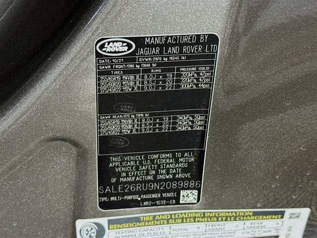 2022 Land Rover Defender 90 X-Dynamic SE