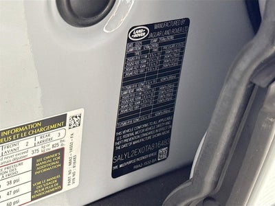 2026 Land Rover Range Rover Velar Dynamic SE