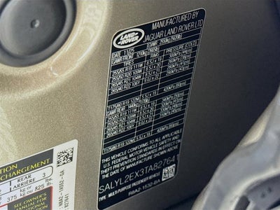 2026 Land Rover Range Rover Velar Dynamic SE