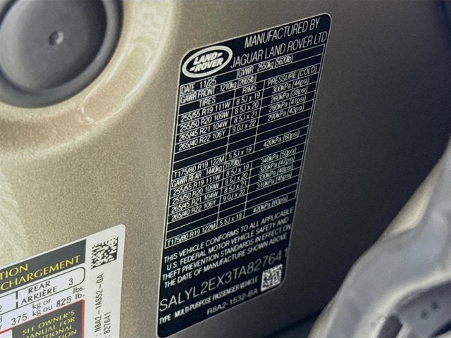 2026 Land Rover Range Rover Velar Dynamic SE