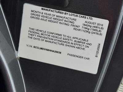 2017 Lotus Evora 400