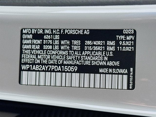 2023 Porsche Cayenne S Platinum Edition