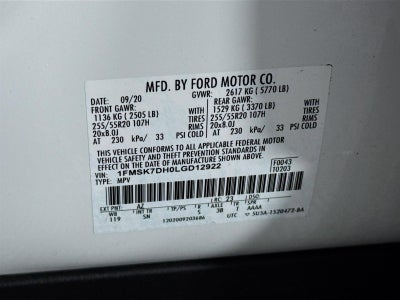 2020 Ford Explorer XLT