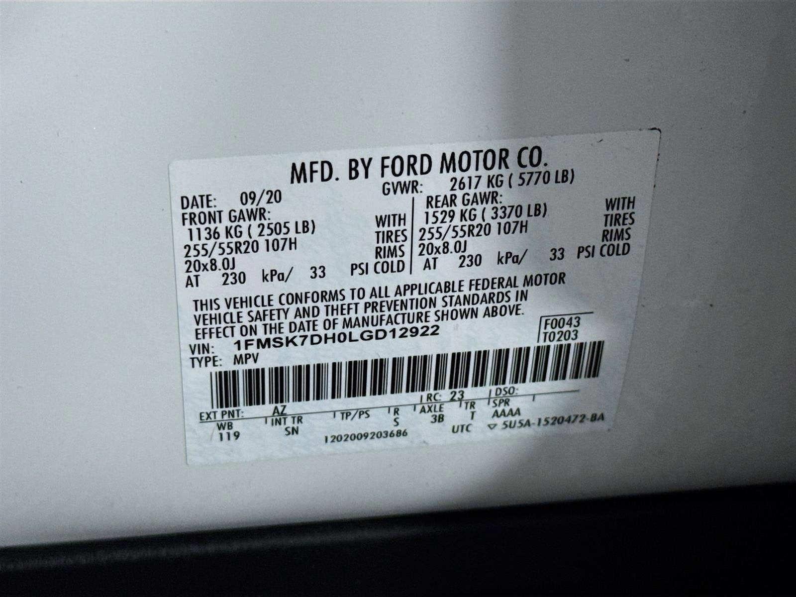 2020 Ford Explorer XLT