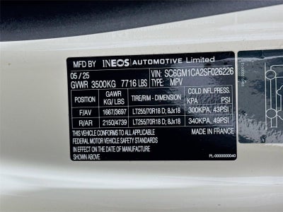 2025 INEOS Grenadier Station Wagon Fieldmaster Edition