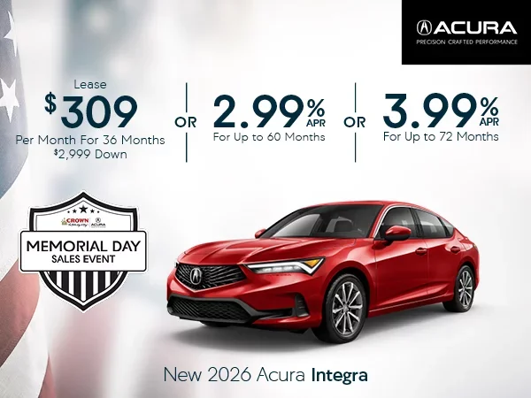 New 2026 Acura Integra